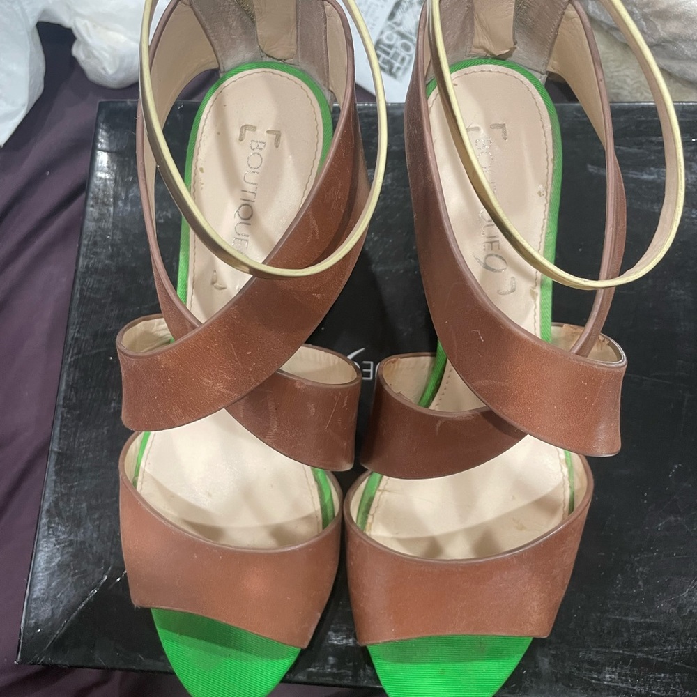 Beautiful leather sandals